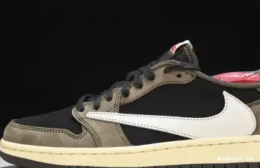 AIR 1 LOW SCOTT JORDAN MOCHA DARK TRAVIS 0617